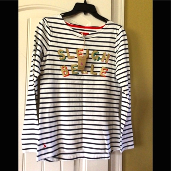 SALE OFR🆕JOULES “SLEIGH BELLE” HARBOUR JERSEY TOP (Sz2) - Picture 8 of 13